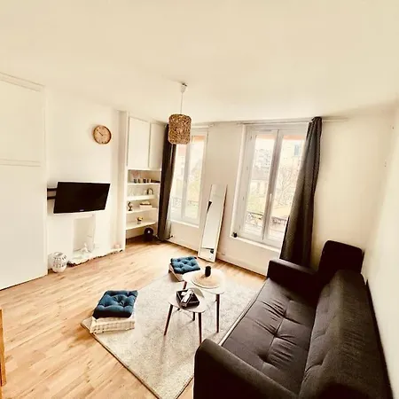 T2 Cozy Calme Proche Bastille Апартаменты Париж